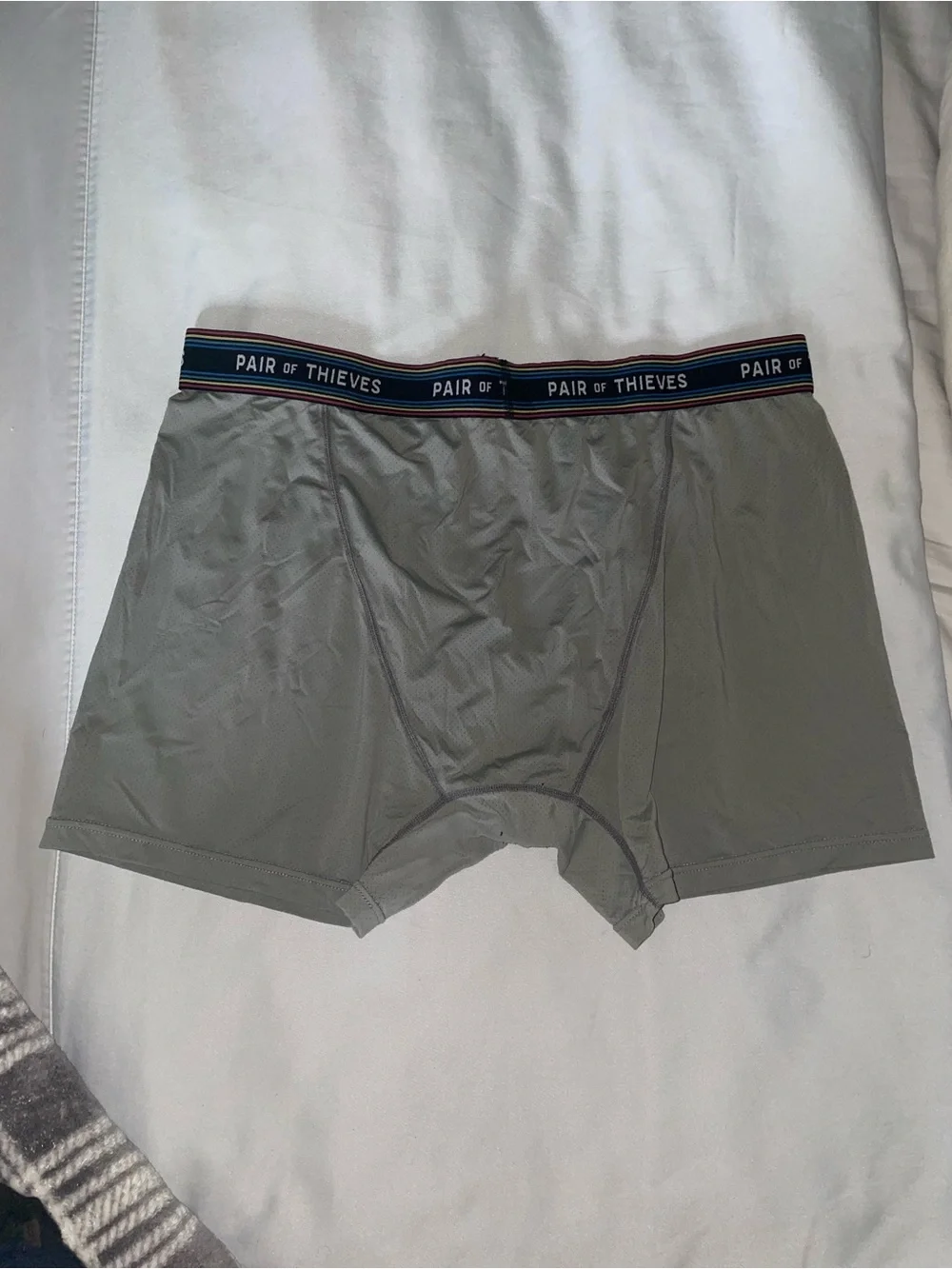 Pair of Thieves Men's Gray Performance Boxer Briefs